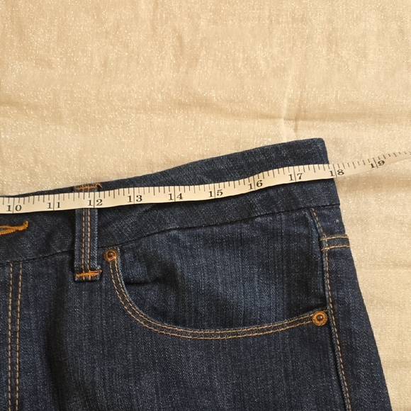Seven7 Blue Straight Leg Jeans Classic Denim - Picture 9 of 12